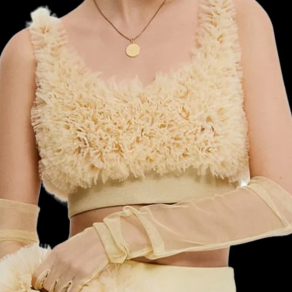 Bluebell Tull Crop Top - Picture 1 of 3